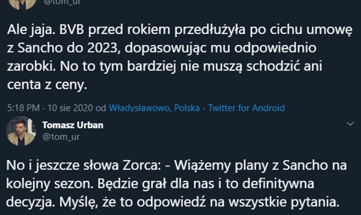 Dyrektor BVB nt. przyszłości Jadona Sancho!